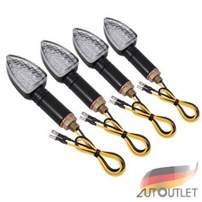 4x Motorrad Mini LED Blinker
