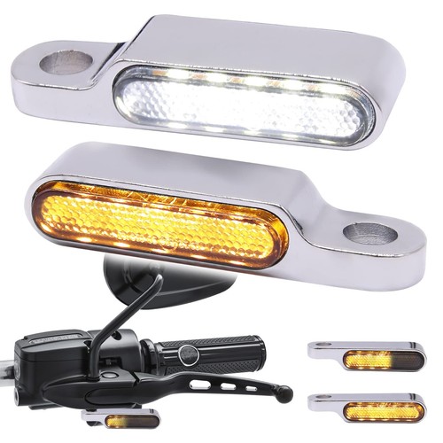 Motorrad blinker led chrom - blinker,